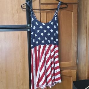American Flag flowy dress